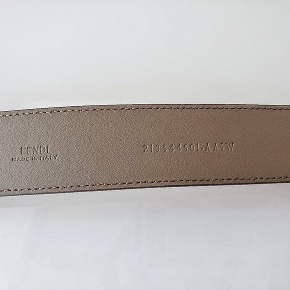 Fendi Brown Leather Belt main image 6